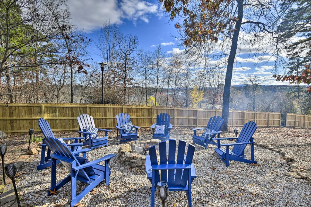 Hilltop Hot Springs Log Cabin With Hot Tub And Grill! Exterior photo
