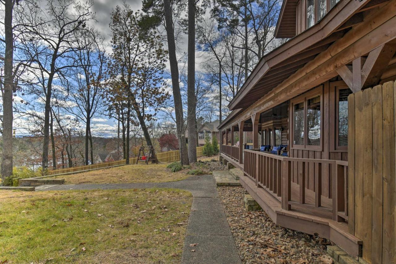 Hilltop Hot Springs Log Cabin With Hot Tub And Grill! Exterior photo